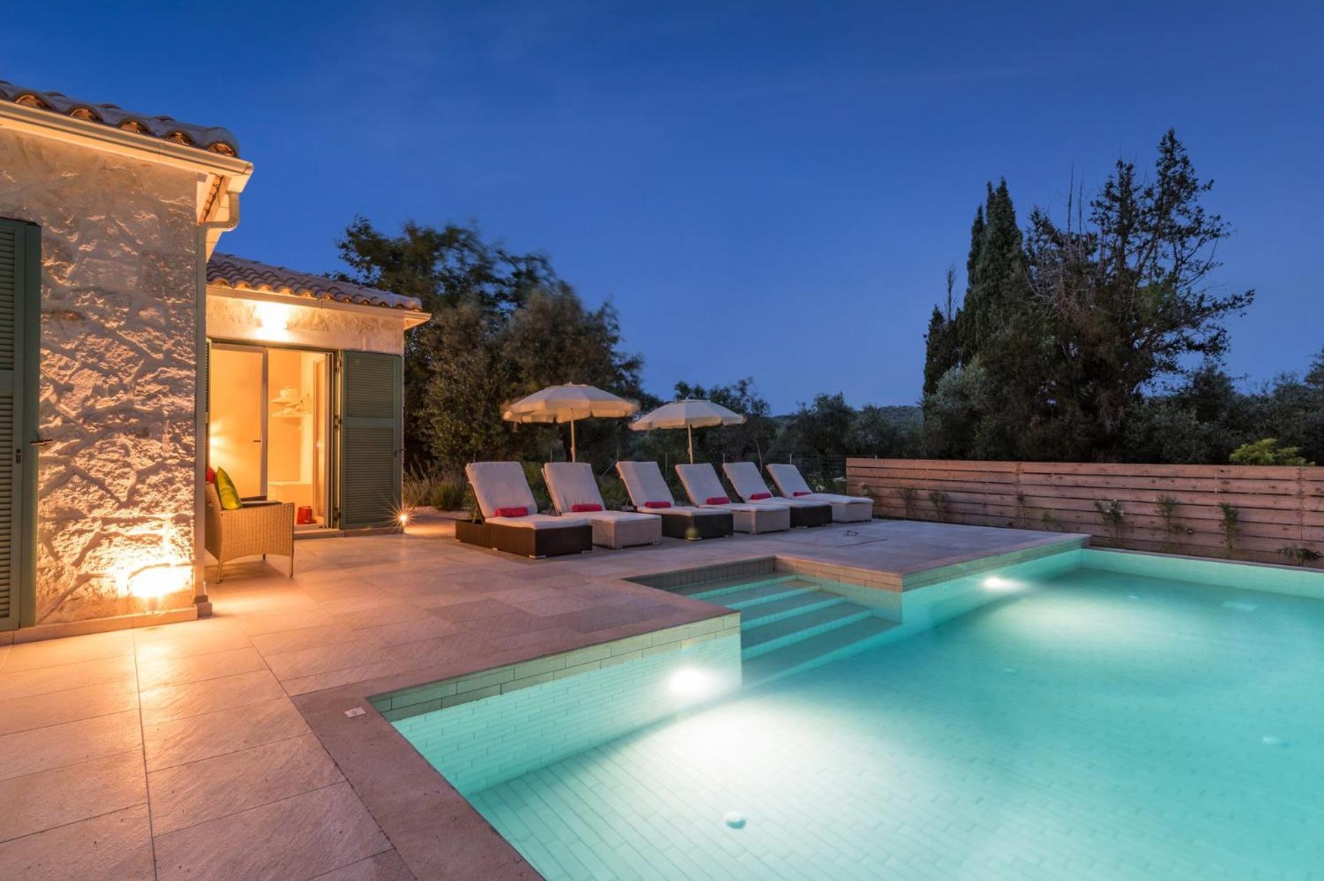 Astarte Villas - Laalu Private Villa With Pool Koukounaria Luaran gambar